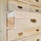 Craft furniture haberdashery - tall patinated chest of drawers - XXL chest of drawers