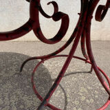Scrolled garden table