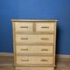 Commode vintage en rotin naturel