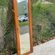 Vintage oak mirror 48x133cm