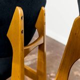 Mid-century chairs, GFM 22 by J. Kędziorek, Poland, 1960s, set of 3