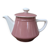 Ancienne théière rose et crème Villeroy & Boch Salam France
