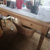 Louis Philippe light oak desk