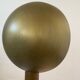 Old desk lamp design HILLEBRAND year 70 brass wood