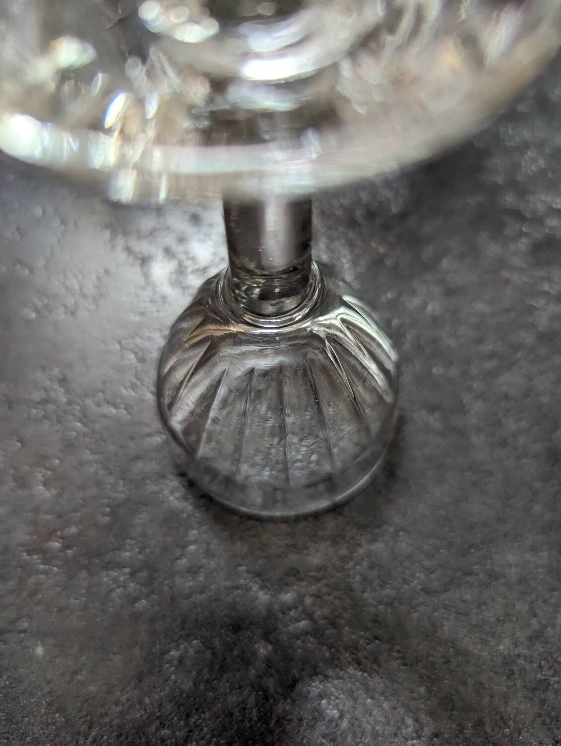 Lot 6 old digestive glasses 1940 TBE