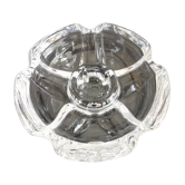 Vintage floriform candle holder "Lude" Cristal d'Arques