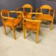 Set of 4 dining chairs by Rainer Daumiller, Danish, 1980s