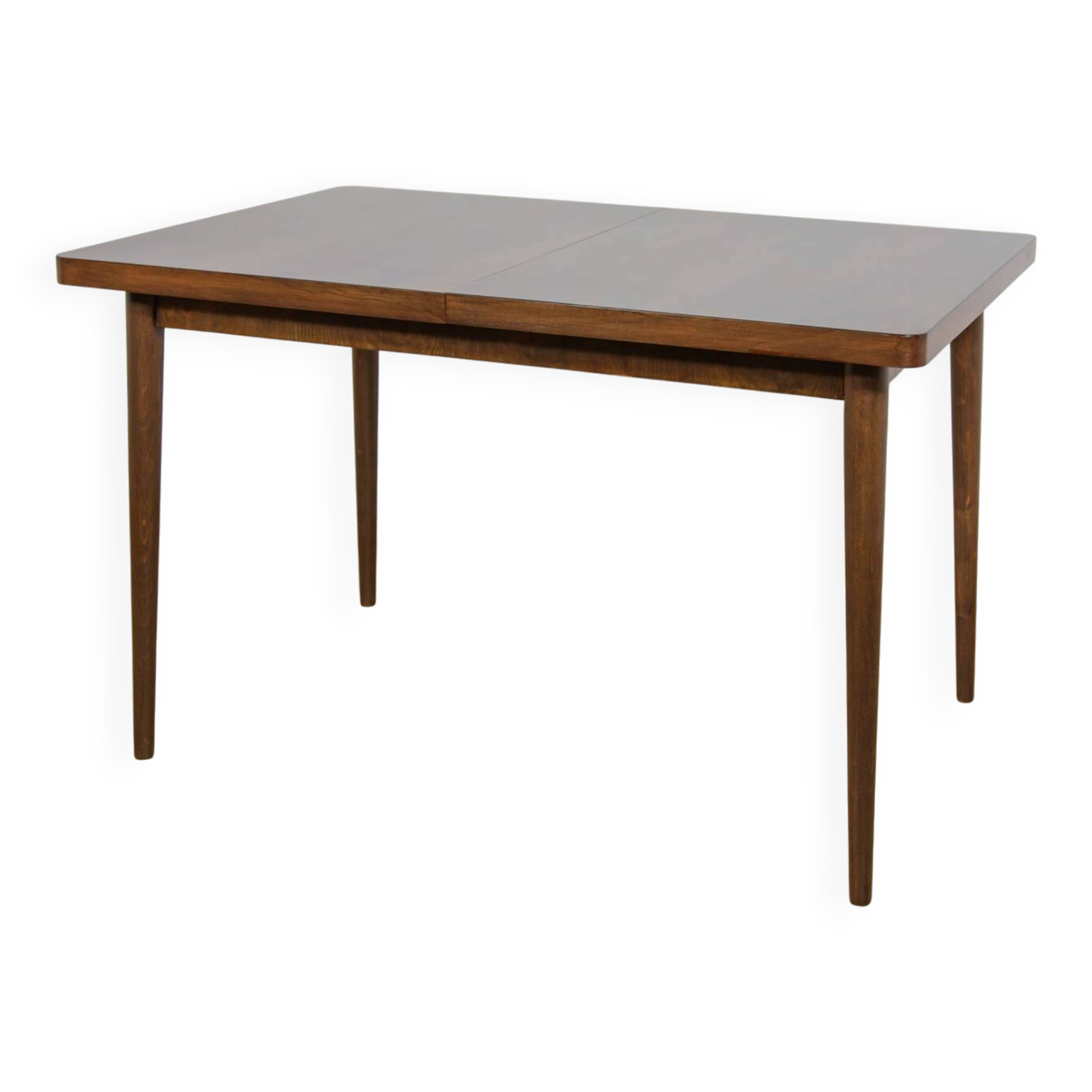Mid Century Walnut Dining Table by Bohumil Landsman for Jitona, Czechoslovakia, 1960s