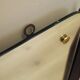 Mirror in mahogany frame, Italian design, 1970s, production: Italy