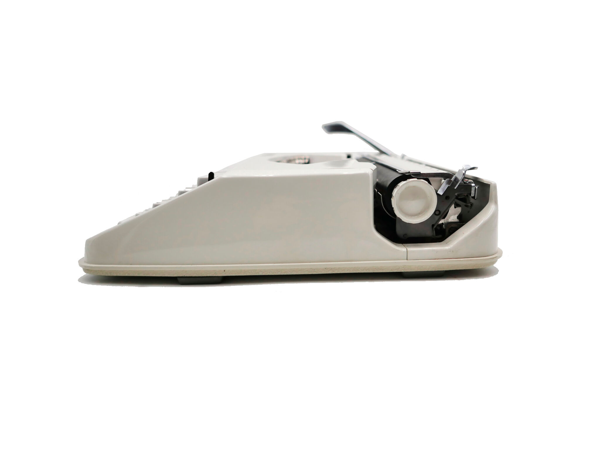 Hermes Baby New Revised White Typewriter