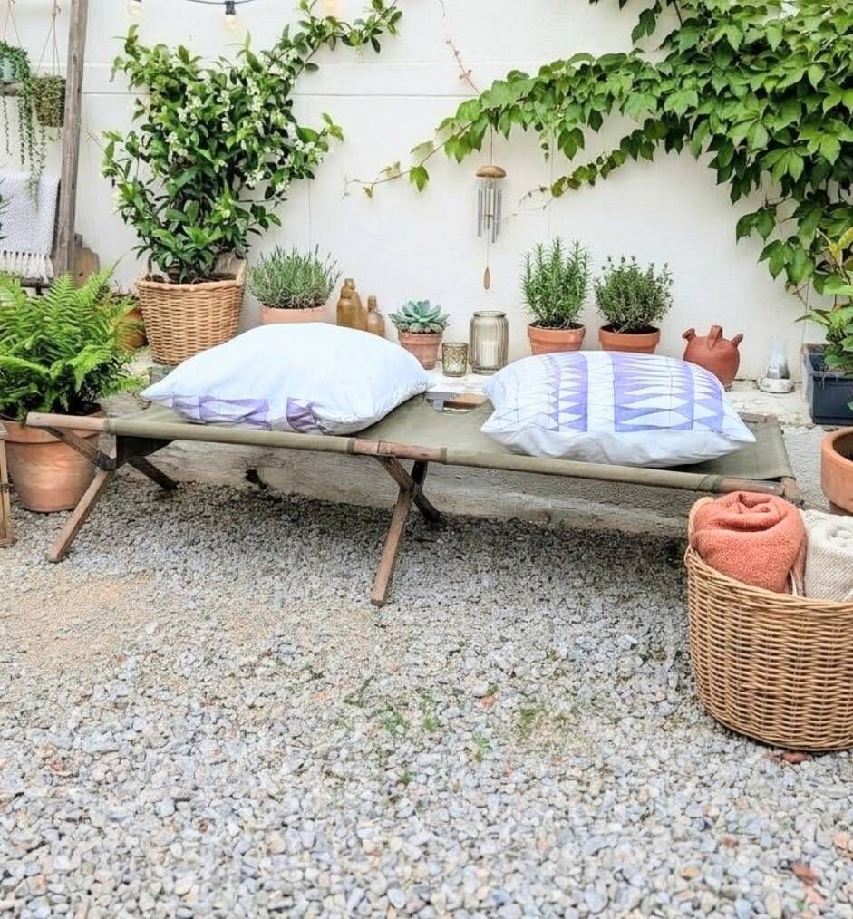 Military camp bed