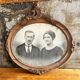 Framed old portraits