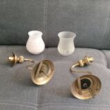Set of Golden Wall Sconces