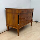 Biedermeier Commode in Cherry Veneer and Brass, Germany, 1820s