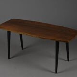 Table basse vintage entièrement restaurée, années 60