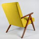 Vintage armchair model VAR, 1960s, restored, yellow