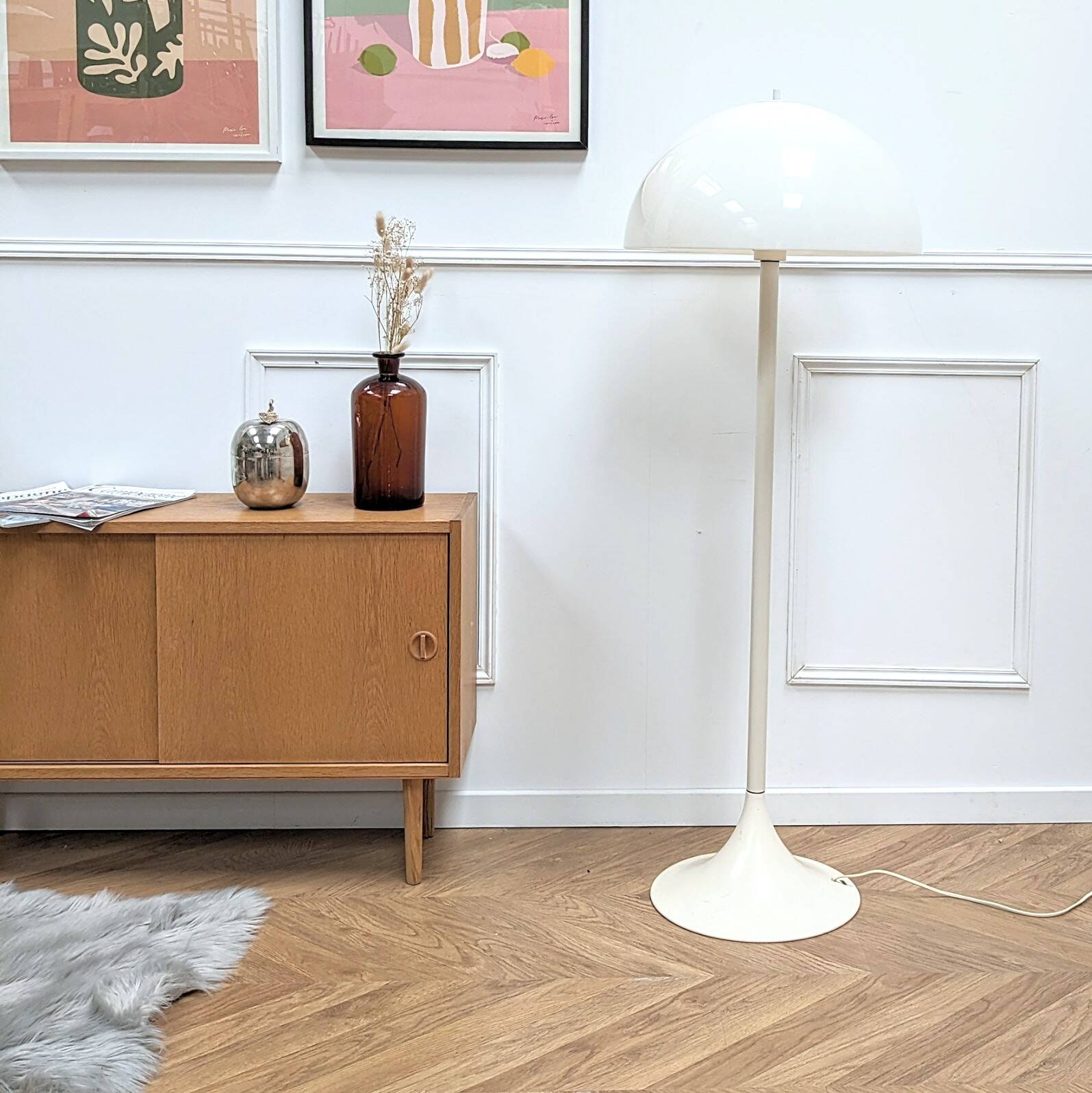 Danish mushroom floor lamp from the 70s