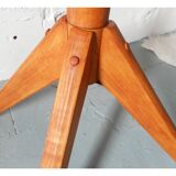 Baumann coat door chrome vintage wood