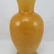 pair of small vases in hard stone carved Chinese China