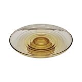 Mid-century yellow bowl on foot