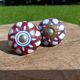Genuine stoneware door knobs