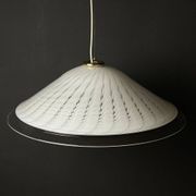 Murano glass pendant lamp, tourbillon, Italy, 1970s