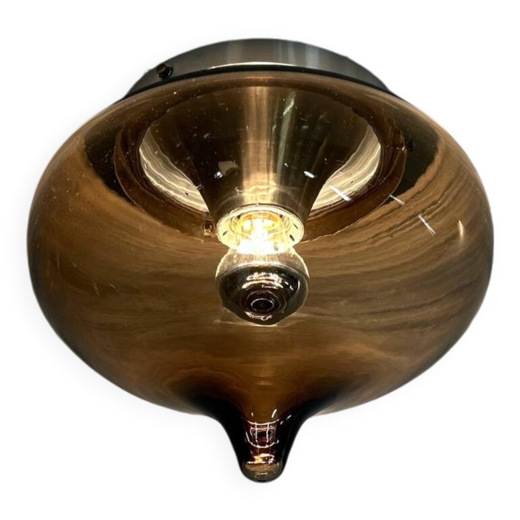 Lampe de plafond 'drop' de dijkstra, années 1970 | 30 cm