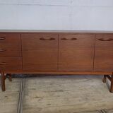 Vintage Scandinavian mid-century enfilade, 1960s.