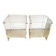 Bedside tables or low tables by Michel Dumas for Roche Bobois.