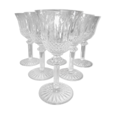 6 crystal water glasses from Saint Louis Tommy