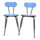 Pair of Formica chairs