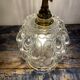 Hanging lamp pressed molded glass