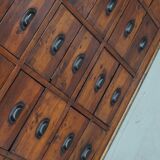 Antique French Pine Apothecary Cabinet, Early 20th Century