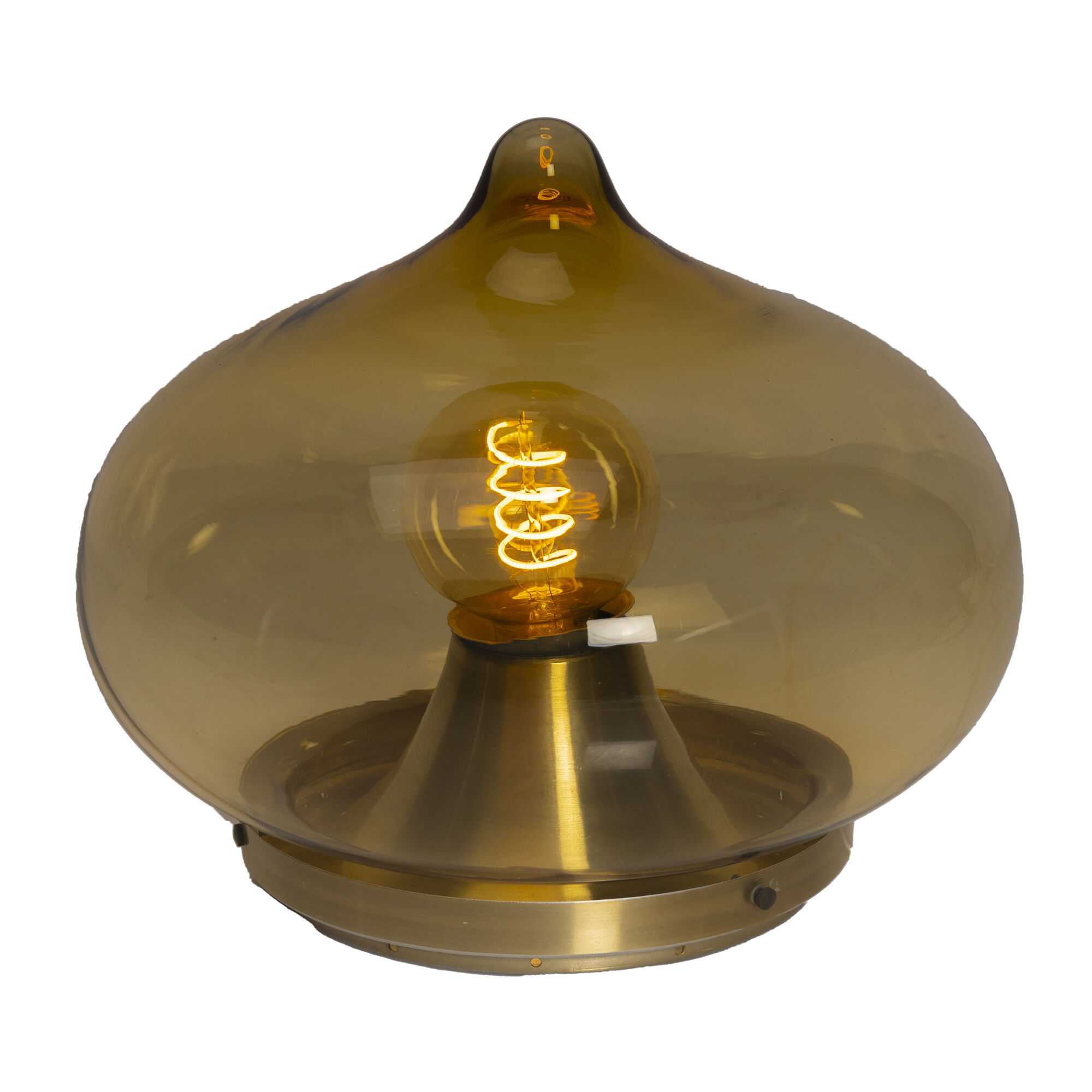 Brown Glass Drop Lamp for Dijkstra Lamps