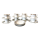 LIMOGES Gaston Sailly coffee service, white, gray and gold