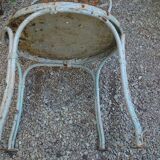 Set of 4 chairs in iron in its juice for the garden