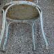 Set of 4 chairs in iron in its juice for the garden