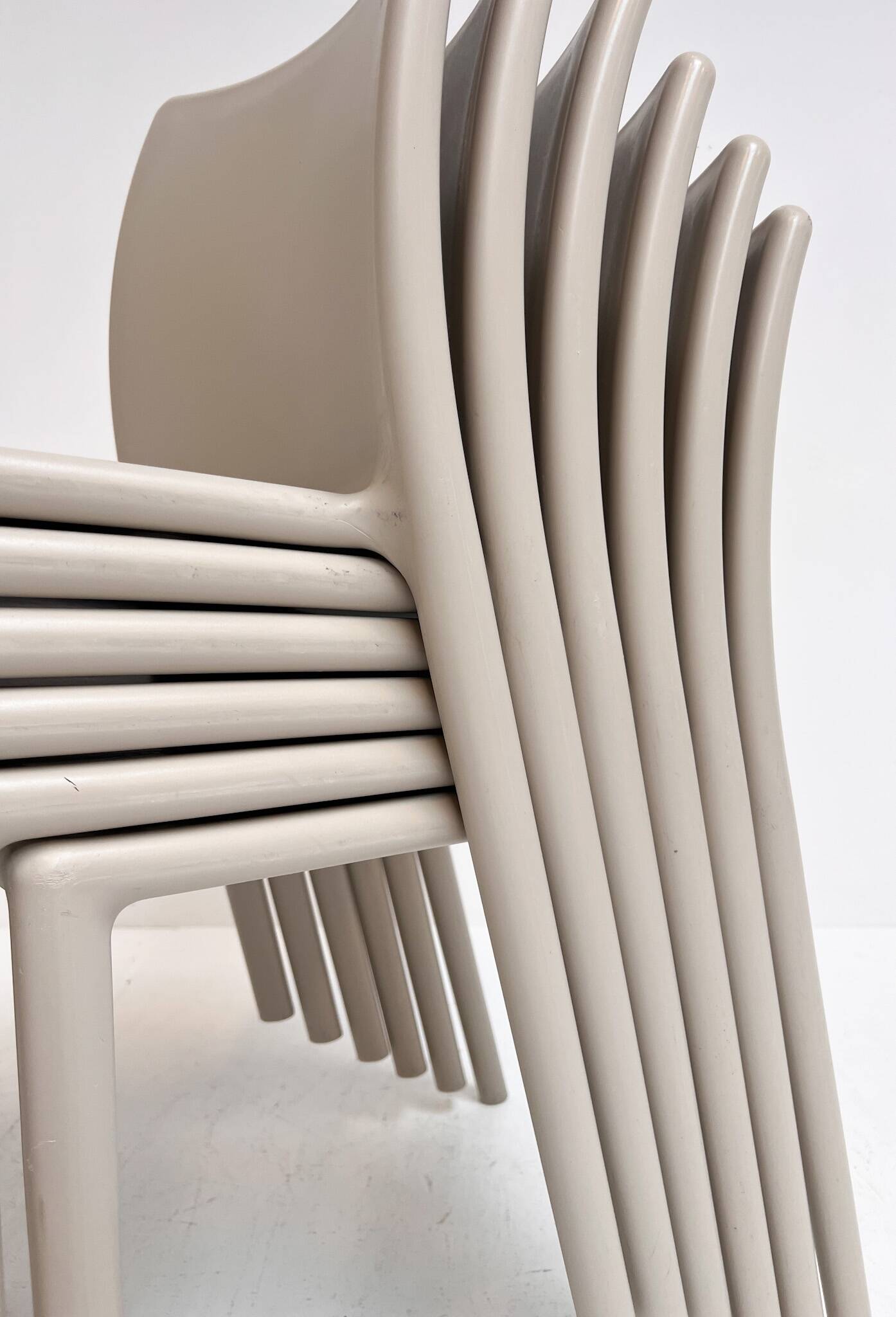 Set of 6 Magis Air chairs by Jasper Morrison, after 2000