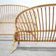 Vintage rattan basket bed 190cm x 120cm