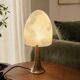 Lampe champignon vintage - pâte de verre