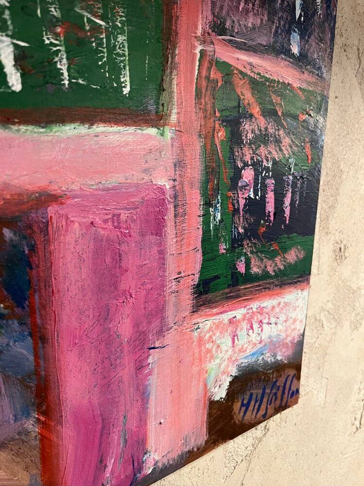 Contemporary painting signed