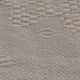 White woven cotton bedspread with fringes