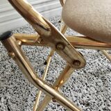 Vintage restored folding chairs
