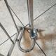 art deco coat rack in chrome metal