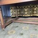 Table de ferme en chêne parqueté XIXeme