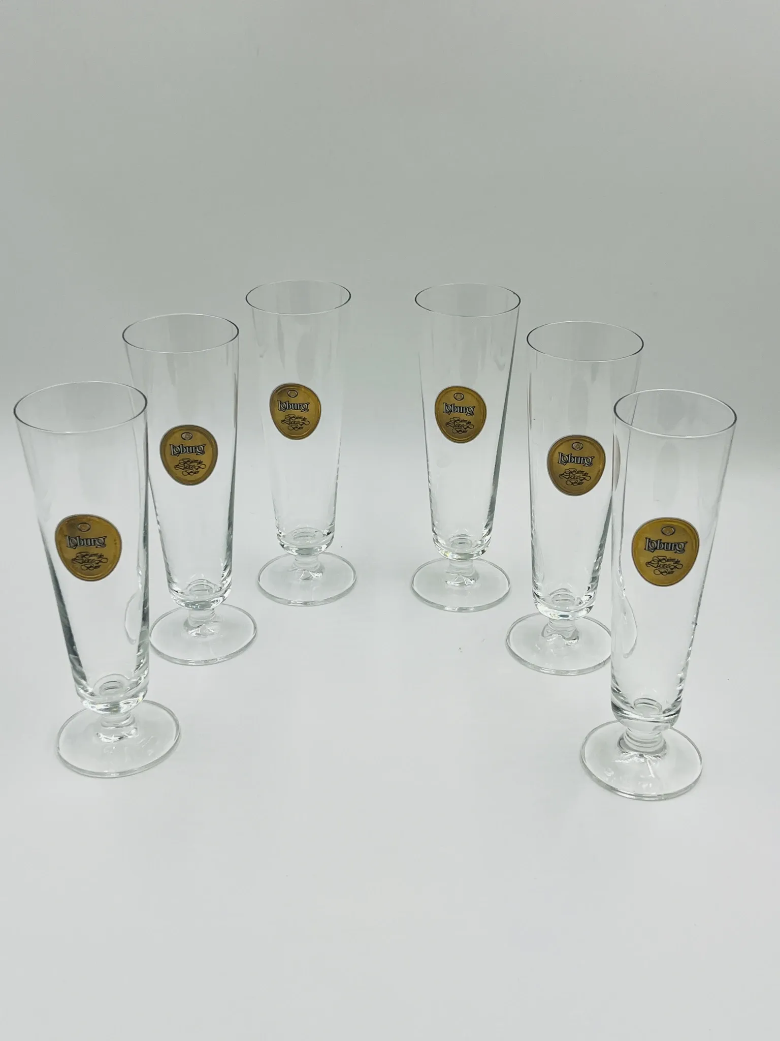 Lot de 6 verres flûtes à bière Loburg
