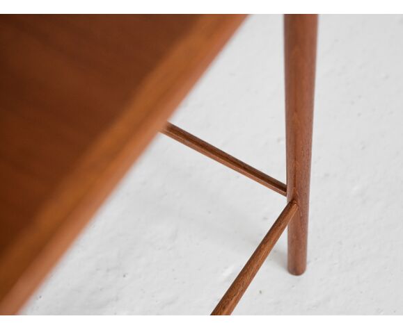 3 side tables in teak by Kai Winding for Poul Jeppesen