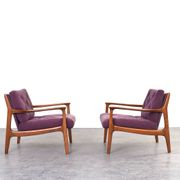 Mid-Century Lounge Chairs by Eugen Schmidt for Soloform, 1960s, Set of 2