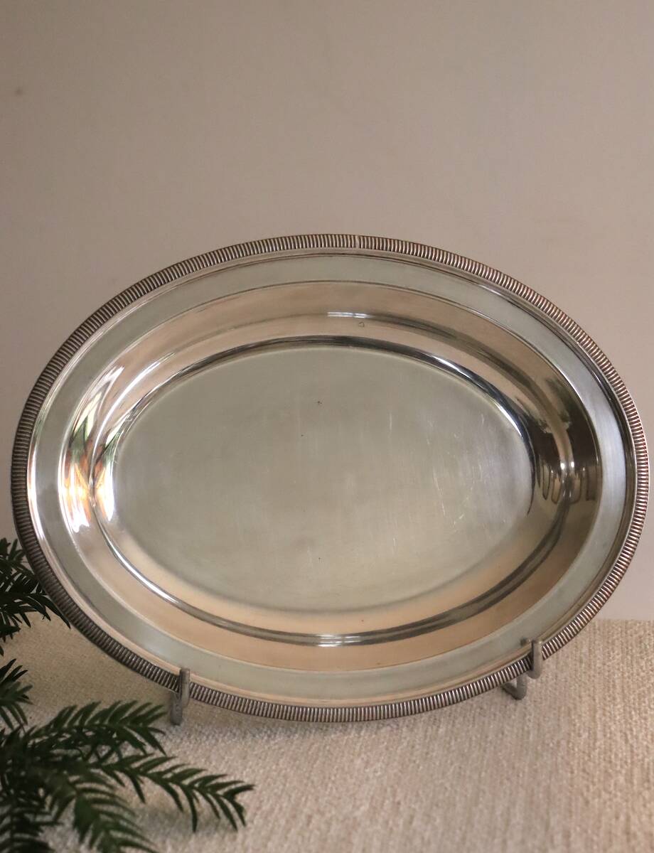 Christofle silver-plated vegetable dish