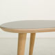 Coffee table classic format ash grey (60x40cm)